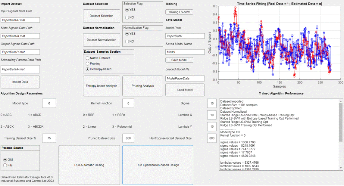 Example of Data-Driven Algorithm Design Using the BMS Analysis and Design Tool